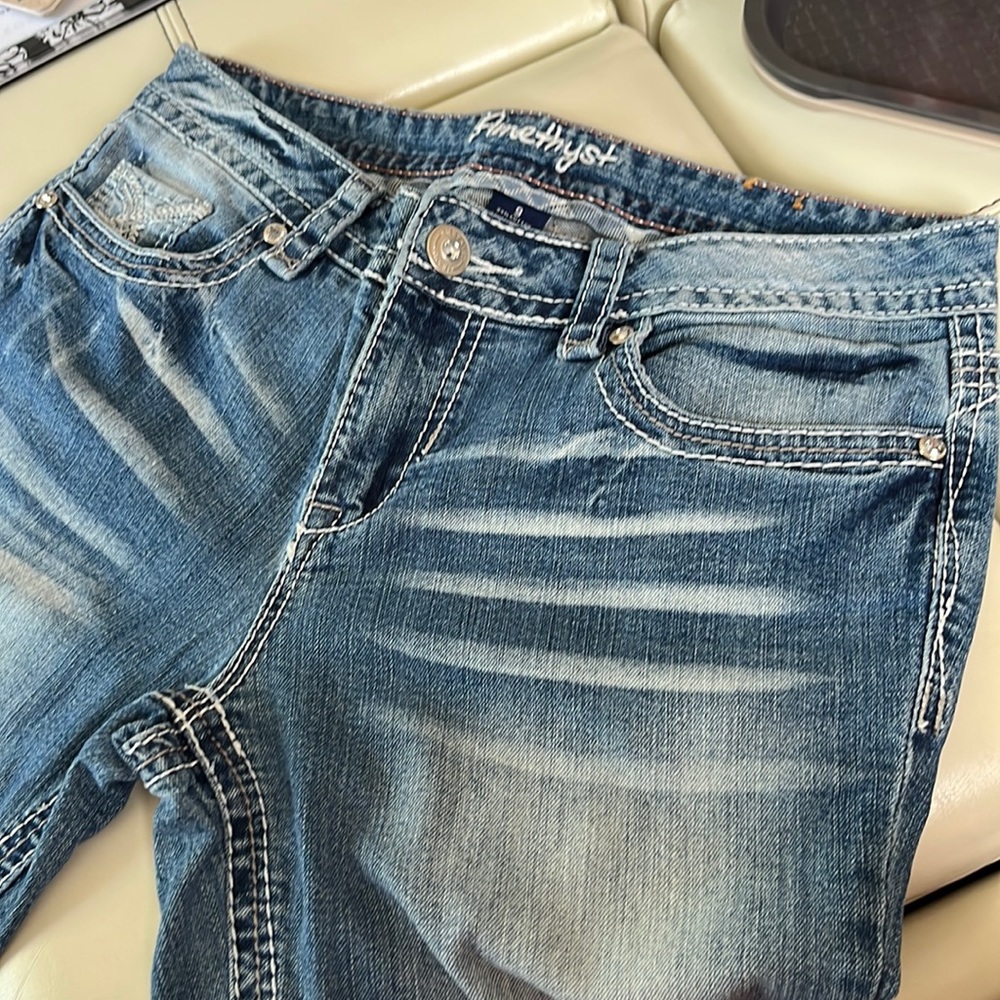 Amethyst Extra Wide Flare Leg Jeans
